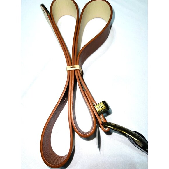 No Boundaries Brown Embossed Buckle Belt 2X Leather-Look Made In Cambodia - Picture 1 of 4